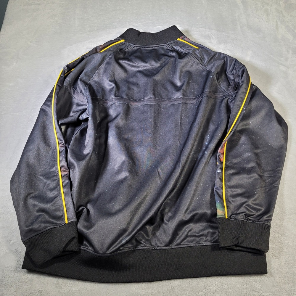 Dreamland Track Jacket Mens 3XL Black Galaxy Print Yellow DRMLND Streetwear - Picture 16 of 16